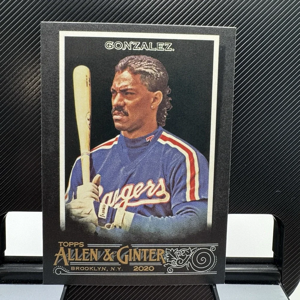 2020 Topps Allen & Ginter #315 Juan Gonzalez + 2021 #162 Black Border Baseball